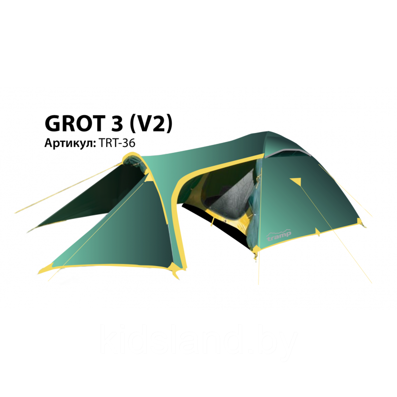 Палатка Универсальная Tramp Grot 3 (V2), фото 1