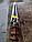 Кованный шампур с деревянной ручкой (Вилка) для курицы  40 см, фото 4