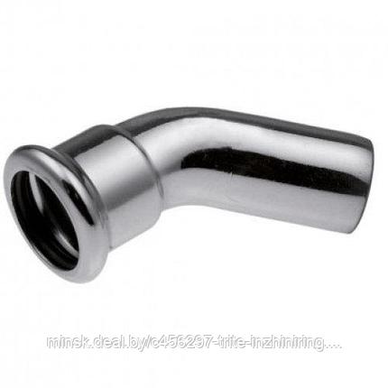 Отвод ниппельный press Kan-Therm Steel 45° 22 x 22 мм 6240465, фото 2