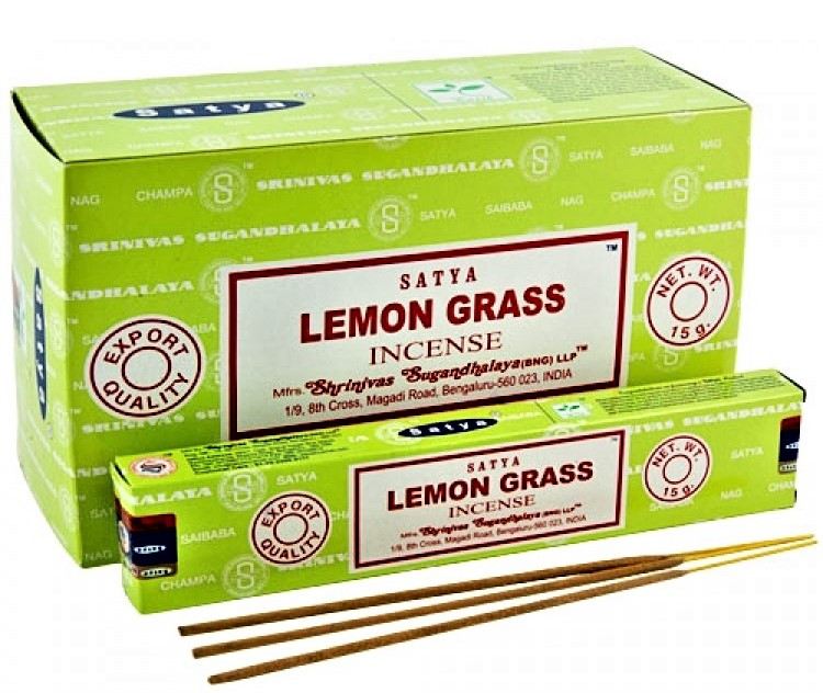 Благовония Лемонграсс, Satya Lemon Grass, 15 г