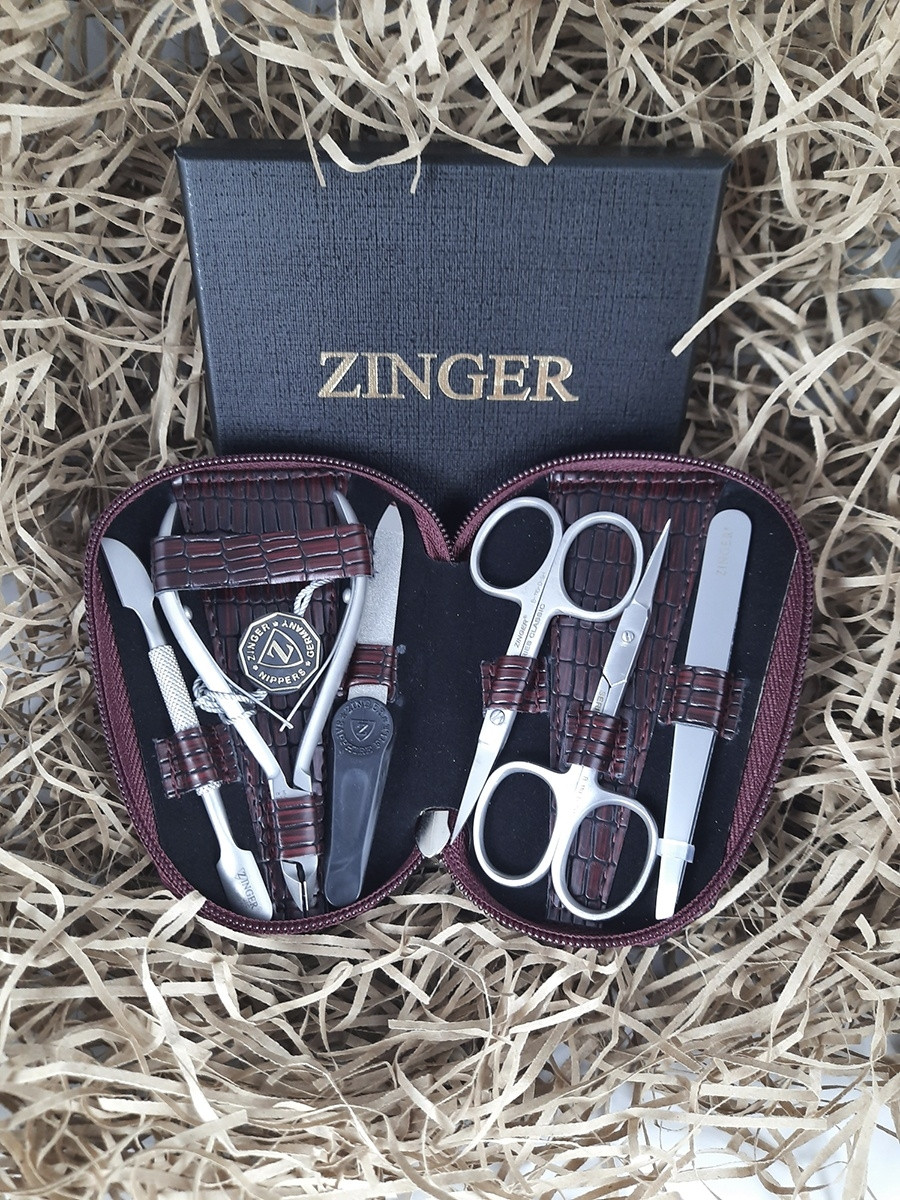 Маникюрный набор Zinger 7103 (6 предметов) ЗМЕЯ - фото 3 - id-p175459392