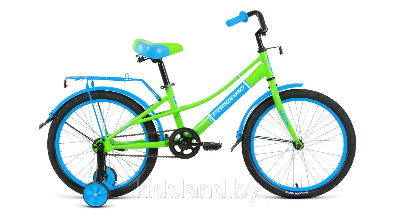 Детский Велосипед Forward Azure 20" (зеленый/голубой)
