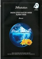 JMsolution Snow Lotus Glacier Water Alaska Mask Отшелушивающая Тканевая Маска с Экстрактом Лотосом и Ледниковы
