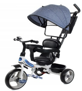 Детский трехколесный велосипед TRIKE PILOT PTA 1BR/2020 серый - фото 5 - id-p175475330