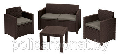 Комплект мебели Alabama set (Алабама Сэт), коричневый - фото 1 - id-p107896443