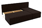 Угловой диван Комо коричневый, фото 3