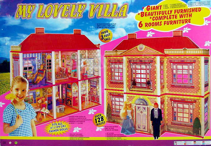 Игровой домик My Lovely Villa для кукол типа Барби 6 комнат - фото 2 - id-p134946135