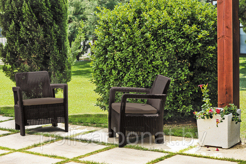 Комплект мебели Tarifa 2 chairs (2 кресла), коричневый - фото 2 - id-p107896484