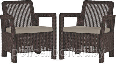 Комплект мебели Tarifa 2 chairs (2 кресла), коричневый - фото 3 - id-p107896484