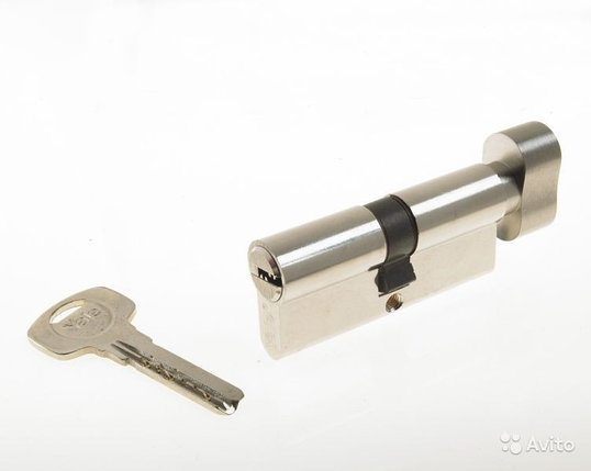 Сердцевина цилиндр (личинка) для замка ключ-барашек 70 мм, фото 2