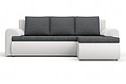 Угловой диван Цезарь (правый) серо-белый, фото 6