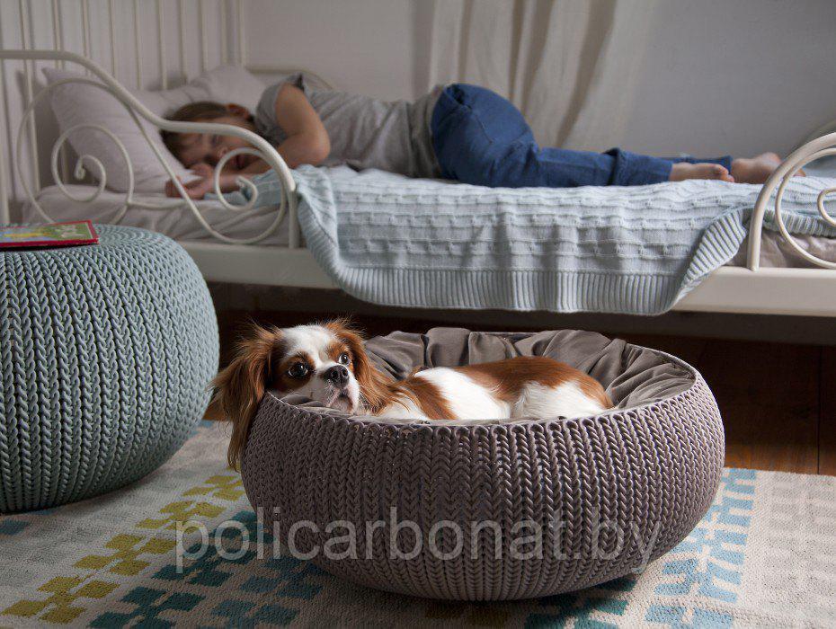 Лежанка для домашнего любимца Knit Cozy Pet Bed-Foggry - фото 5 - id-p107895924