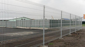 Еврозабор. Панель сварная оцинкованная 1,7*2,5 м 4 мм, 3D забор, евроограждение, фото 2