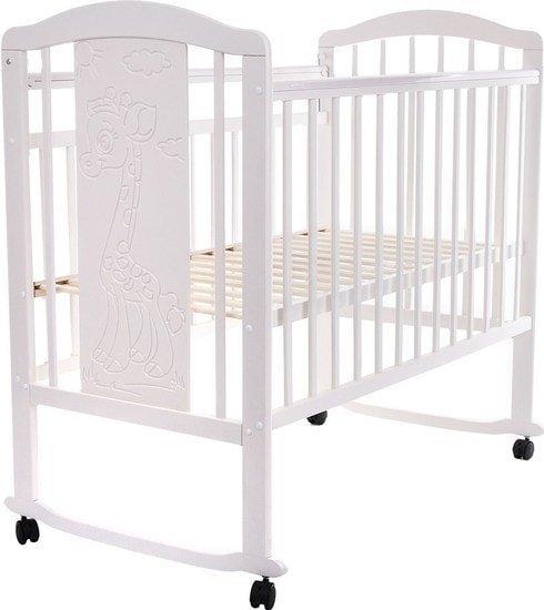 Классическая детская кроватка Pituso Noli Жирафик J-502 (белый)