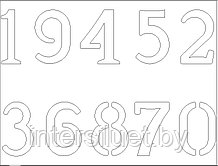 Продажа файла Цифры от 0 до 9  DXF формате