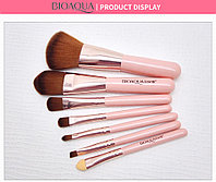 Набор базовых кистей для макияжа Bioaqua Make Beauty в металлическом футляре (7 кистей)