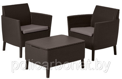 Комплект мебели Salemo Balcony Set, коричневый - фото 1 - id-p107896574