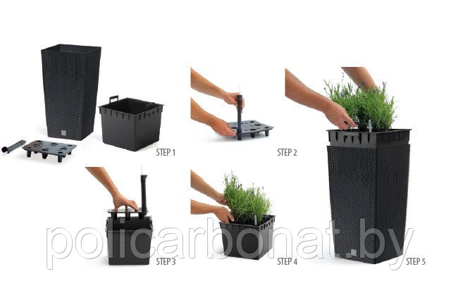 Система автополива Self-watering system RATO & URBI 325 - фото 4 - id-p107896254