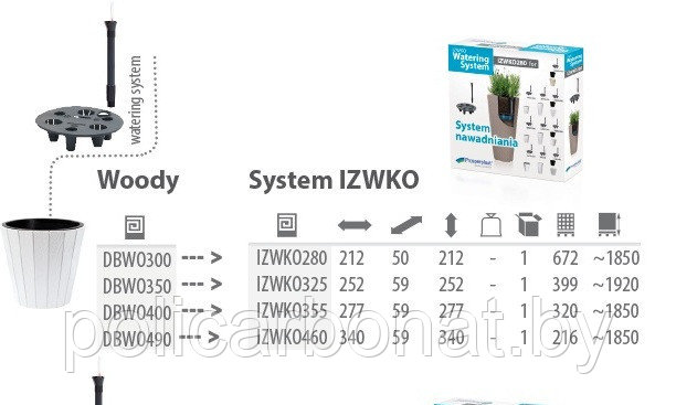 Система автополива Set-watering system IZWKO SYSTEM 355 - фото 6 - id-p107896256