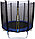 Батут Bebon Sports 8ft (252 см) с внешней сеткой и лестницей, складные стойки, фото 3