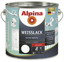 Alpina Weisslack. Белая эмаль для дерева и металла