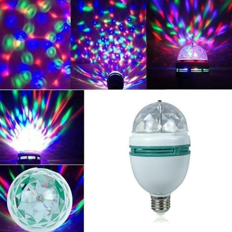 Вращающаяся светодиодная лампа LED full color rotating lamp "Бриллиант"