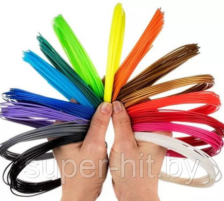 Пластик PLA для 3D ручки  (Разные цвета на выбор)  1 моток -5 м. Чернила для 3Д ручки, фото 2