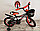 Детский велосипед Delta Sport 14'' + шлем (красно-черный), фото 2