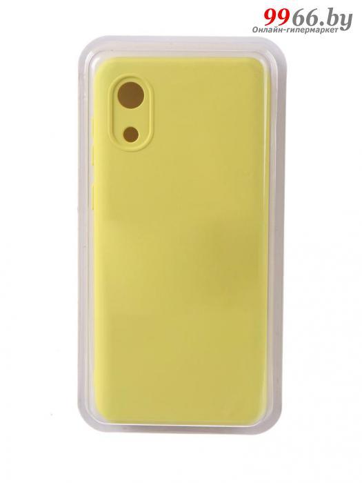 Чехол Innovation для Samsung Galaxy A03 Core Soft Inside Yellow - фото 1 - id-p174800762