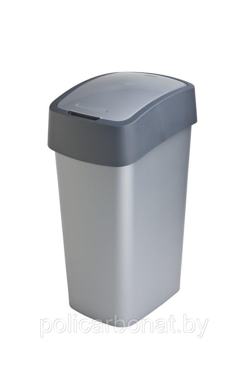 Контейнер для мусора Pacific Flip Bin 50L, серый/графит - фото 2 - id-p107895693