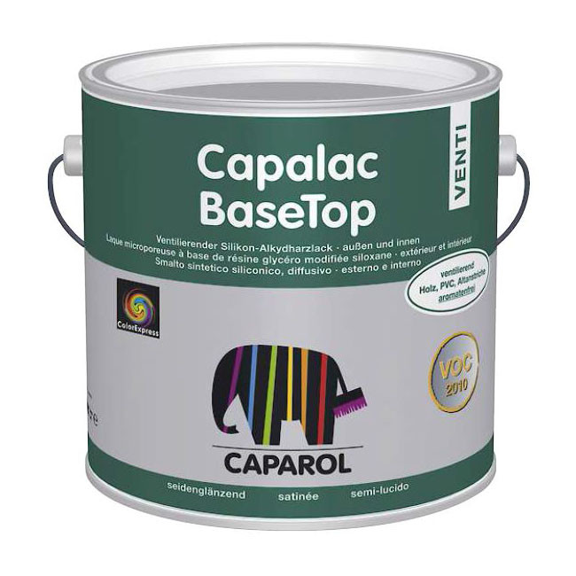 Caparol «Capalac mix BaseTop Venti Weiss» Алкидная эмаль для внутренних и наружных работ. - фото 1 - id-p61678356