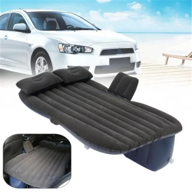 Надувной матрас в машину Car Travel Bed с насосом (Чёрный) - фото 1 - id-p160820838