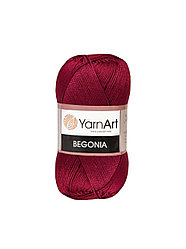 Пряжа Yarnart Begonia (Ярнарт Бегония) цвет 112 бордовый