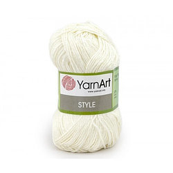 Пряжа Ярнарт Стайл / Стиль (YarnArt Style) цвет 653 молочный