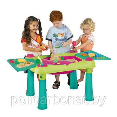 Стол Sand & Water table, бирюза/зеленый/красный