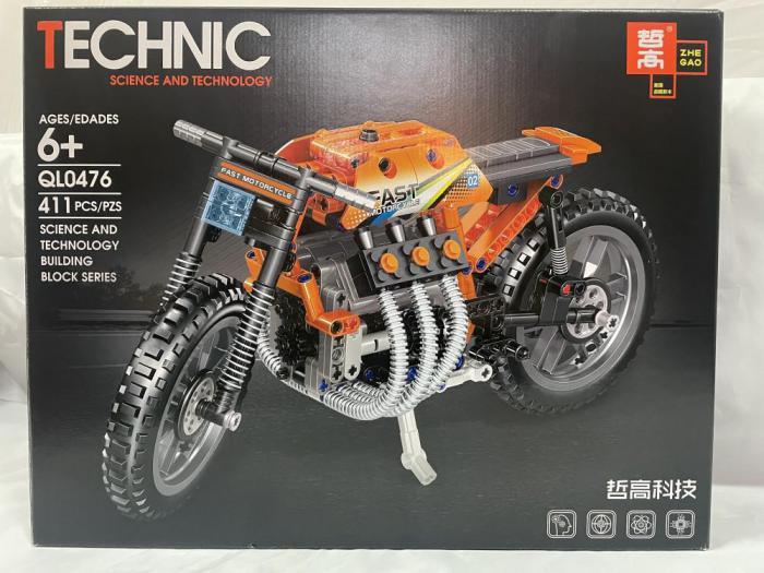 Конструктор TECHNIC Мотоцикл 411 дет.