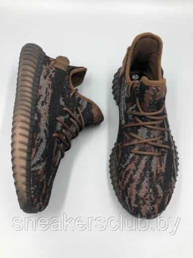 Кроссовки сетка Strobbs черно-коричневые женские / подростковые yeezy 350 - фото 3 - id-p175495790