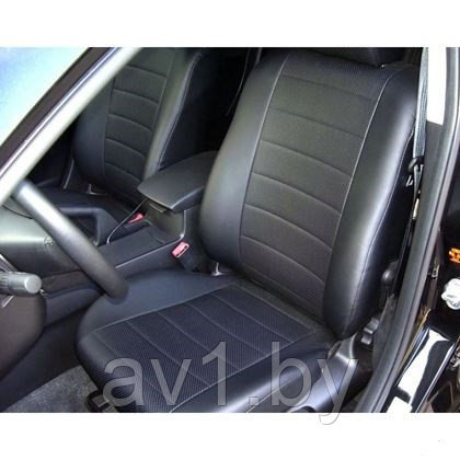 Чехлы модельные Skoda Octavia A7 (13-)/ Шкода Октавия А7 (черный) - фото 1 - id-p174154626