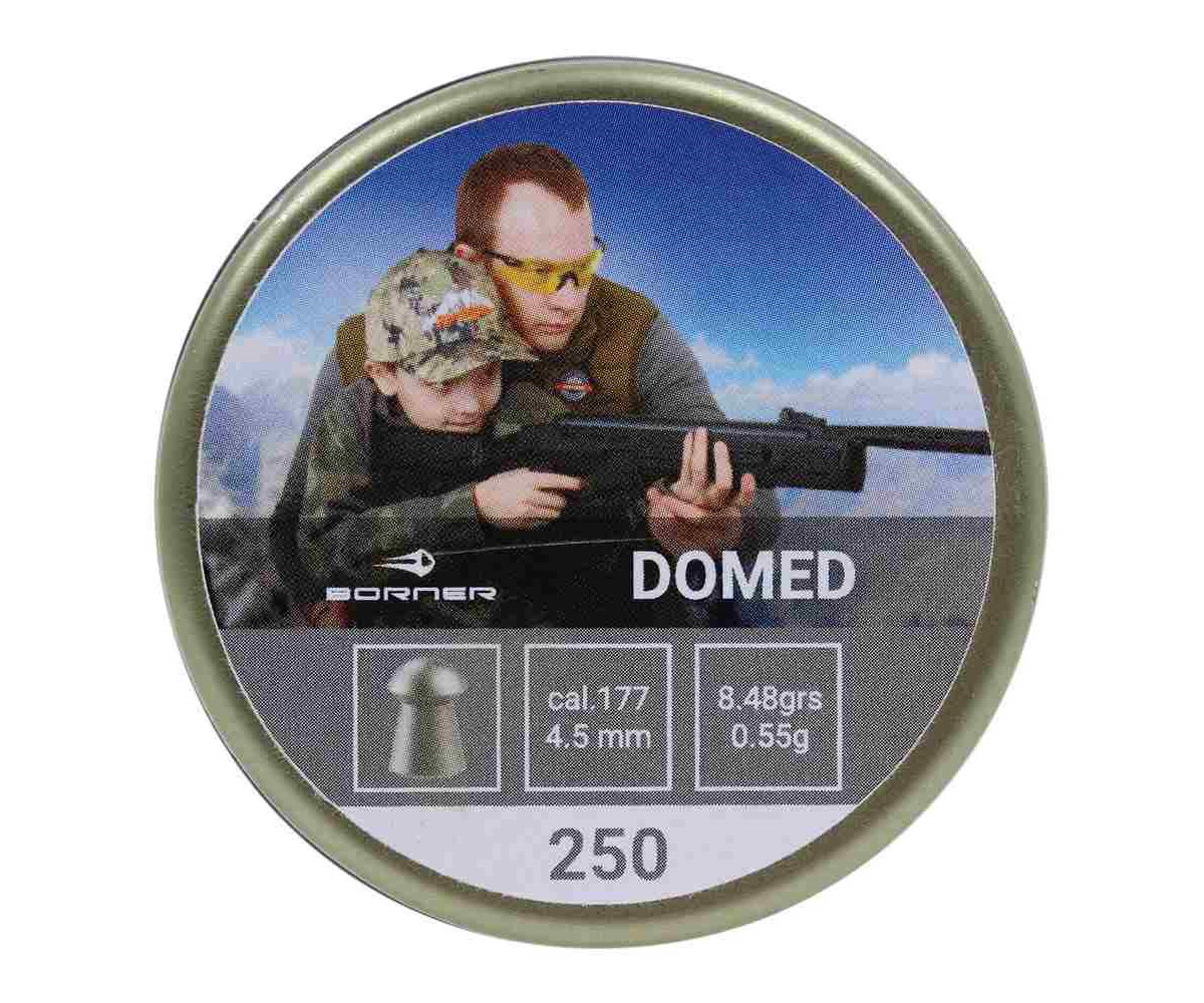 Пули "Borner" Domed 0,55 гр. калибр 4,5 мм. (250 шт.)
