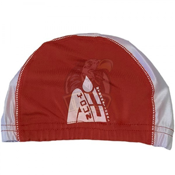 Шапочка для плавания Ayoun (красный/белый) (арт. 114) - фото 1 - id-p173522539