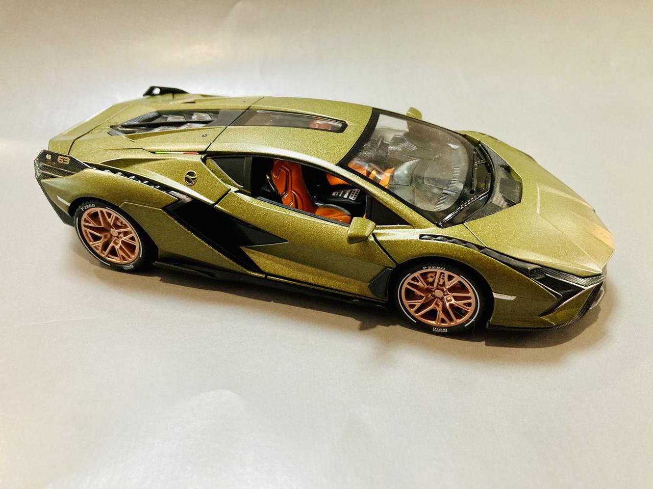 Машинка Lamborghini 63 инерционная, металлическая, свет, звук - фото 2 - id-p175520700