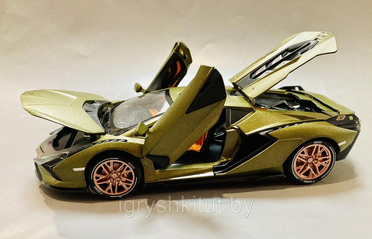 Машинка Lamborghini 63 инерционная, металлическая, свет, звук - фото 3 - id-p175520700