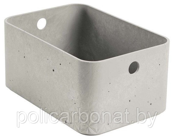 Коробка прямоугольная S Beton 4L, серый