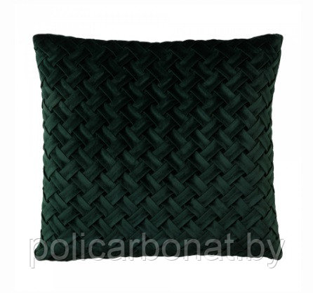 Подушка с чехлом декоративная "Найл" 43*43см, зеленый - фото 1 - id-p112808961