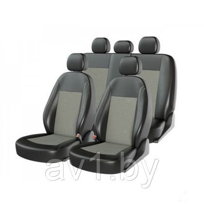 Чехлы модельные Lada Largus (2012-) 7 мест / Лада Ларгус (2012-)/ комплект. "Lux" / 3-й ряд сидений - спинка - фото 3 - id-p174154527