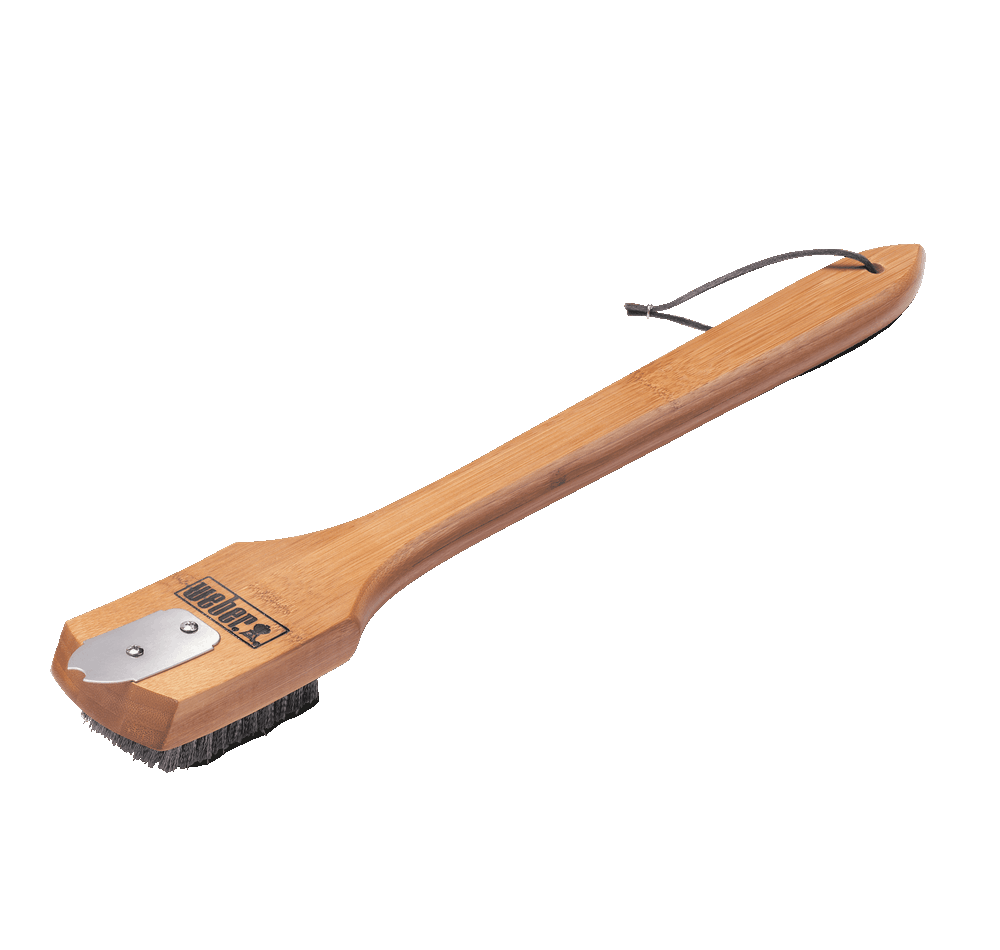 Щетка для гриля с бамбуковой ручкой,  46 см.