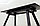 Стол Морис 140 (Бежевый мрамор, стекло/черный каркас), фото 3