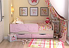 Кровать КР 811 Алиса 1.4 - Белфорт / Розовый, фото 2