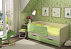 Кровать КР 811 Алиса 1.4 - Белфорт / Зеленый, фото 2