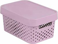 Коробка Infiniti перфорированная с крышкой 4,5 л, розовая